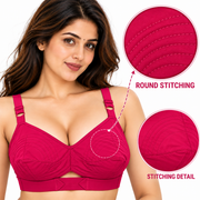 KNOX cotton bra with round stitching Round Stitching view